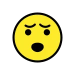 Incredulous Face SVG Icon
